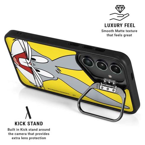 Looney Tunes Bugs Bunny Zoomed In Galaxy S25 Ultra Kickstand Case